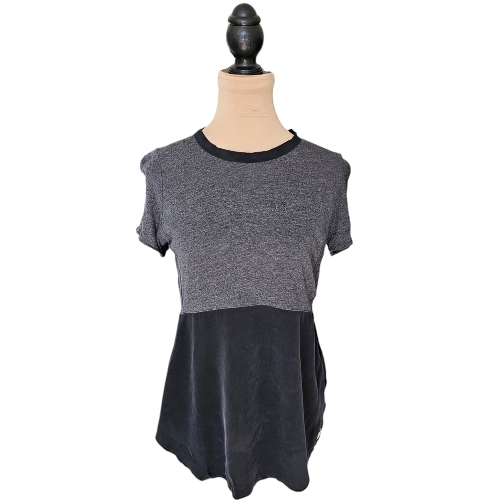 Wilfred Silk Combo Tee Shirt Sz XS